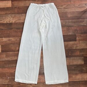 Jordan Taylor White Swim Coverup